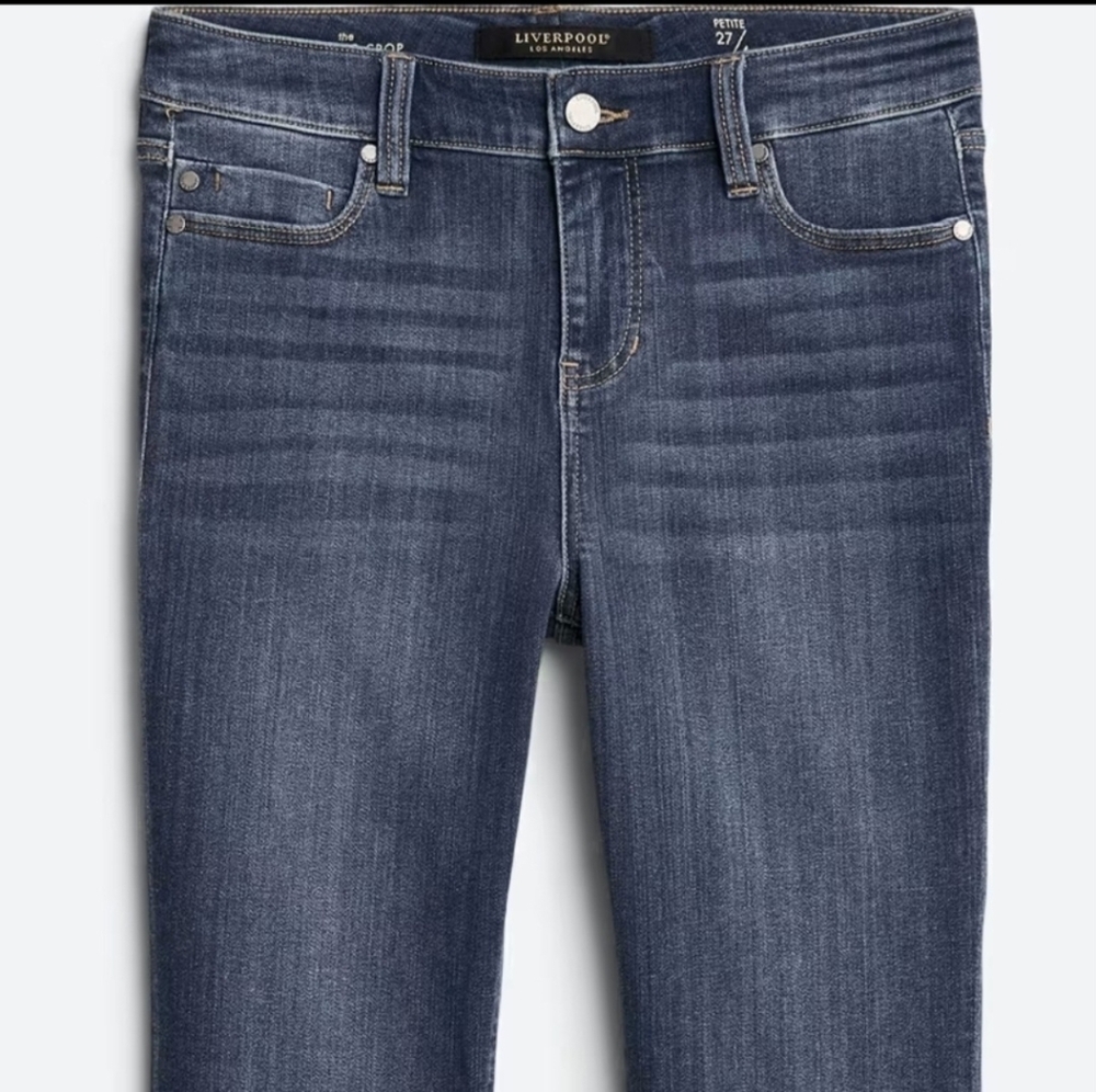 Liverpool Women's Dark Wash Blue Jeans